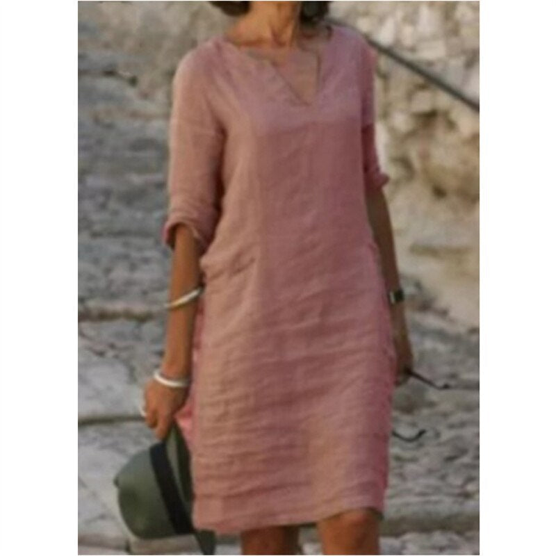 WW | Midi Kleid - Stilvolles und Entspanntes Midikleid für Jeden Tag
