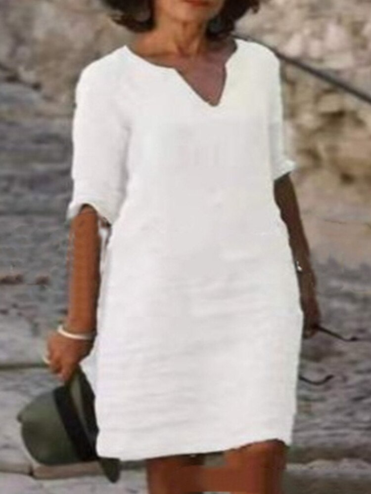 WW | Midi Kleid - Stilvolles und Entspanntes Midikleid für Jeden Tag