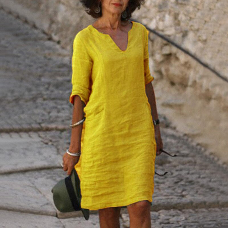 WW | Midi Kleid - Stilvolles und Entspanntes Midikleid für Jeden Tag
