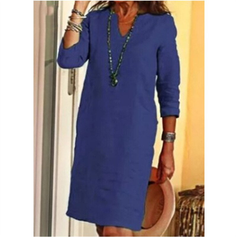 WW | Midi Kleid - Stilvolles und Entspanntes Midikleid für Jeden Tag