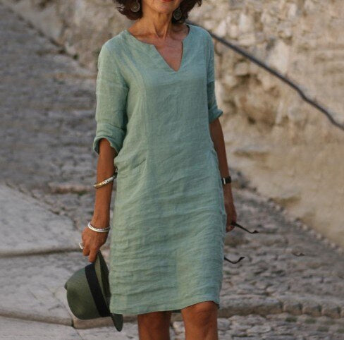 WW | Midi Kleid - Stilvolles und Entspanntes Midikleid für Jeden Tag