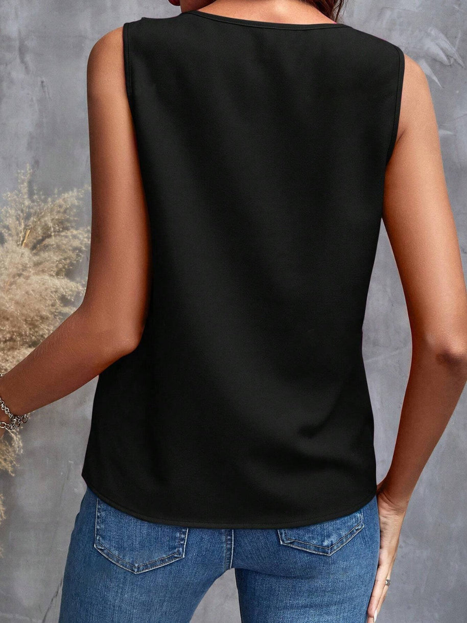 WW | Rüschenshirt mit V-Ausschnitt
