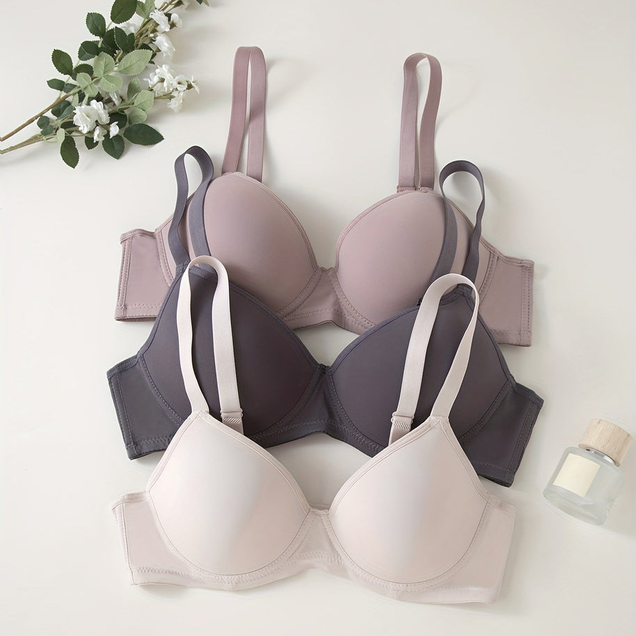 WW | 3 Teilig Nahtlos Anti Ablehnung Push up Bh