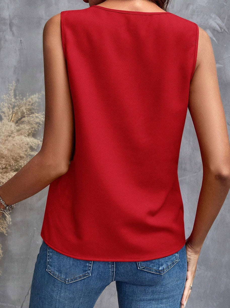 WW | Rüschenshirt mit V-Ausschnitt