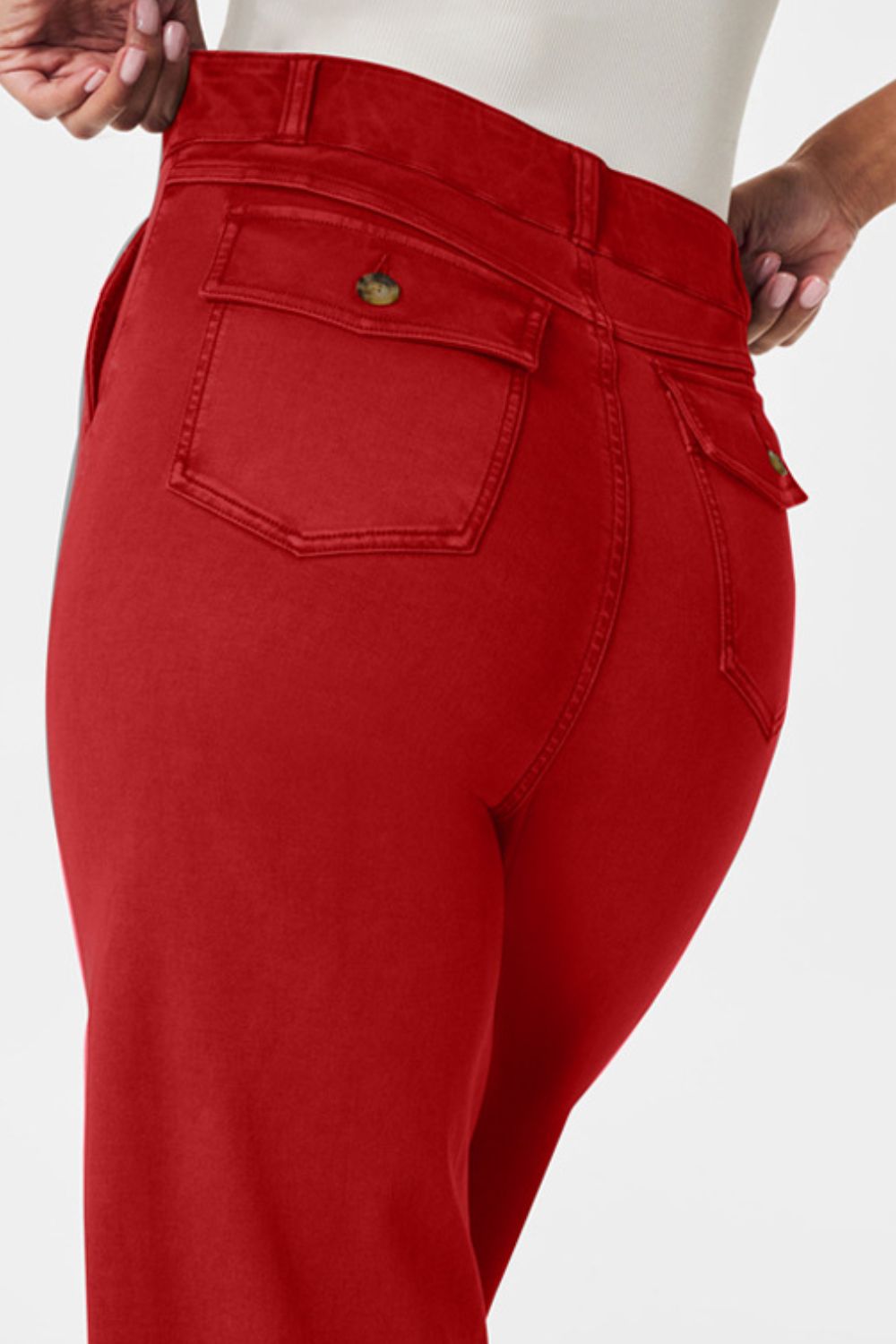 WW | Hochtaillierte Jeans Mit Taschen Klassisch, Stilvoll Und Vielseitig