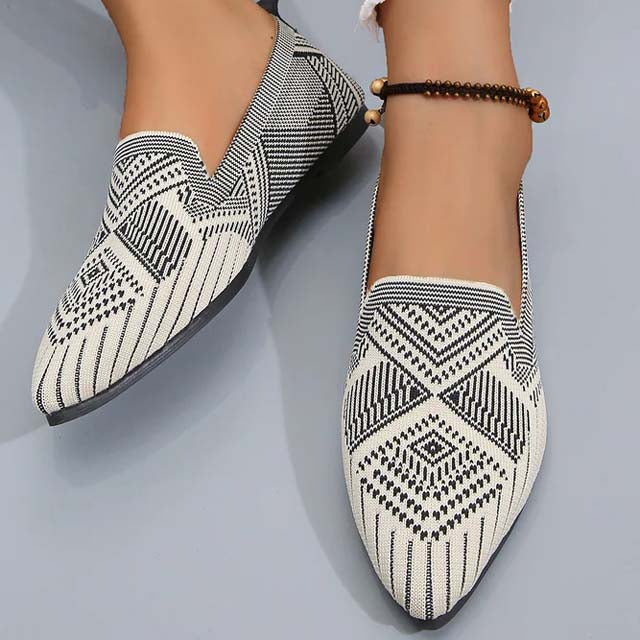 WW | Mesh-Schuhe Mit Spitzer Spitze
