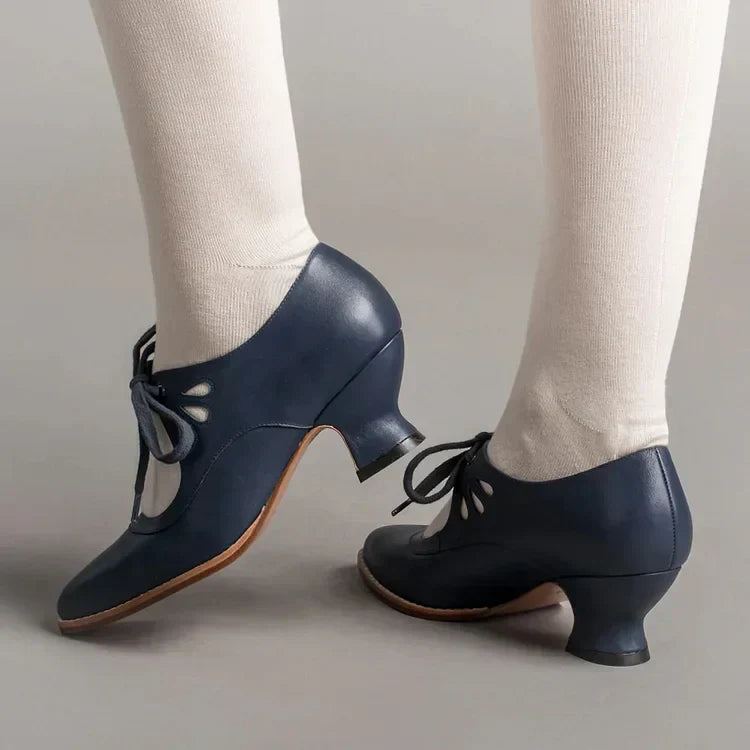 Edwardianische Lederschuhe für Damen