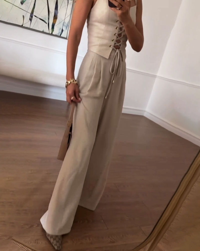 String Top & Hose Zweiteiliges Set