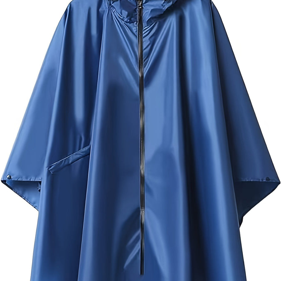 WW | Wasserdichter Regenponcho Mit Kapuze