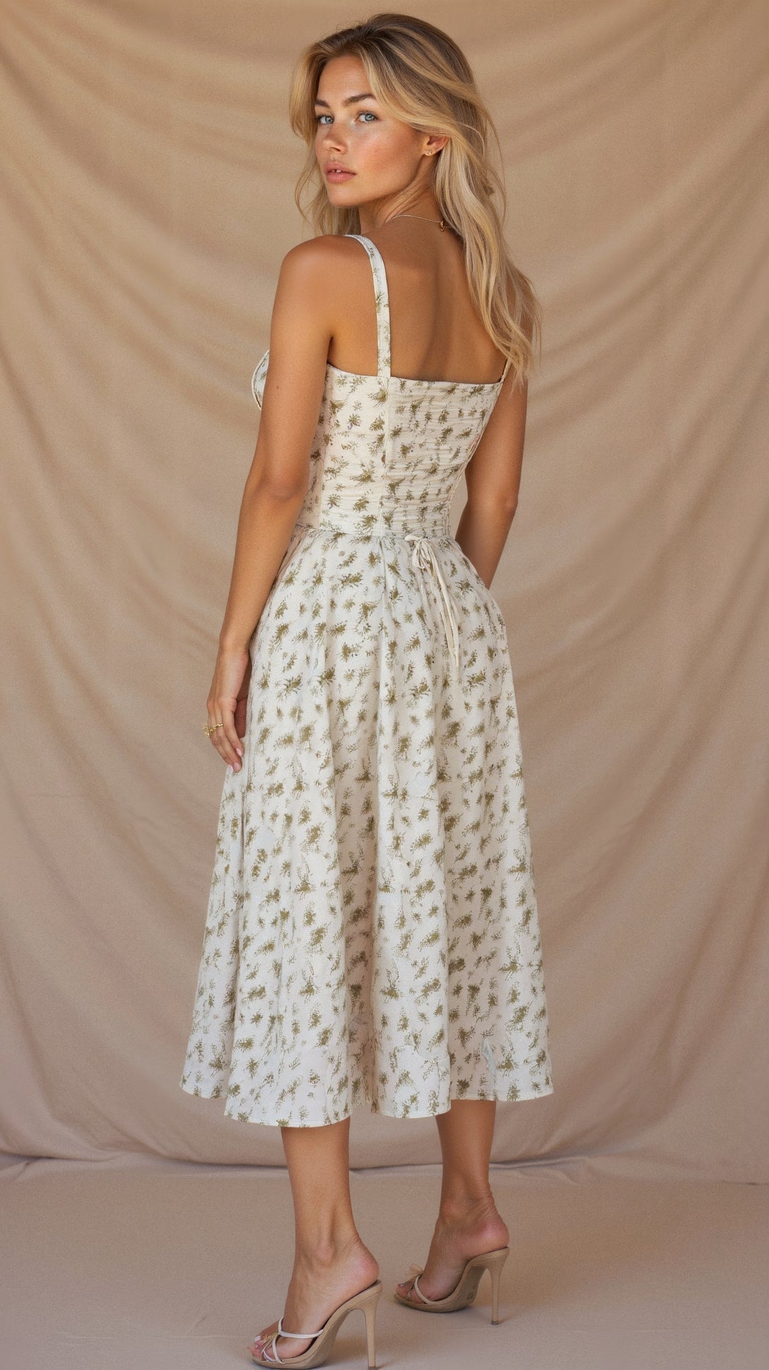 WW | Sommerliches Midi Kleid Mit Trägern & Schlitz Luftig, Elegant & Perfekt Für Warme Tage