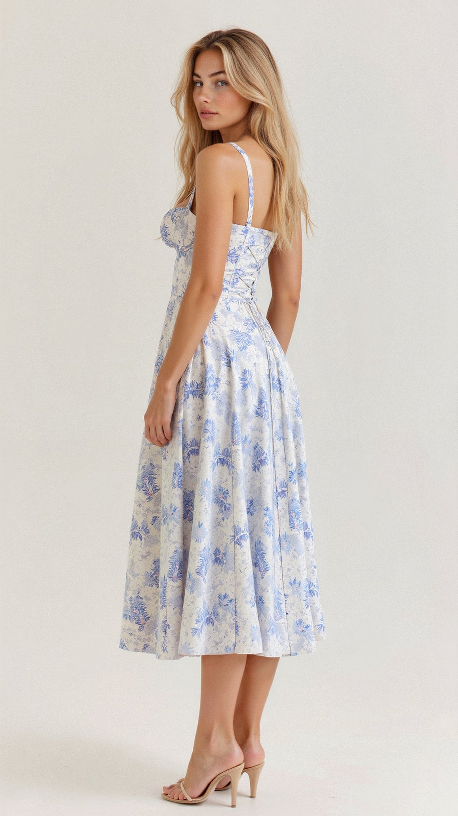 WW | Sommerliches Midi Kleid Mit Trägern & Schlitz Luftig, Elegant & Perfekt Für Warme Tage