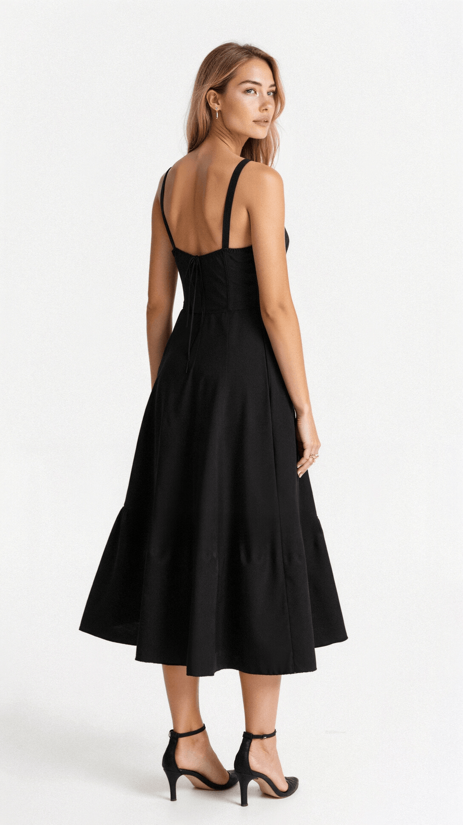 WW | Sommerliches Midi Kleid Mit Trägern & Schlitz Luftig, Elegant & Perfekt Für Warme Tage