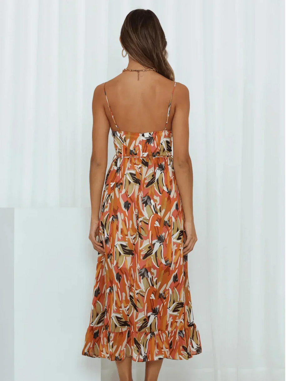 Serena™ - Buntes Midi-Kleid