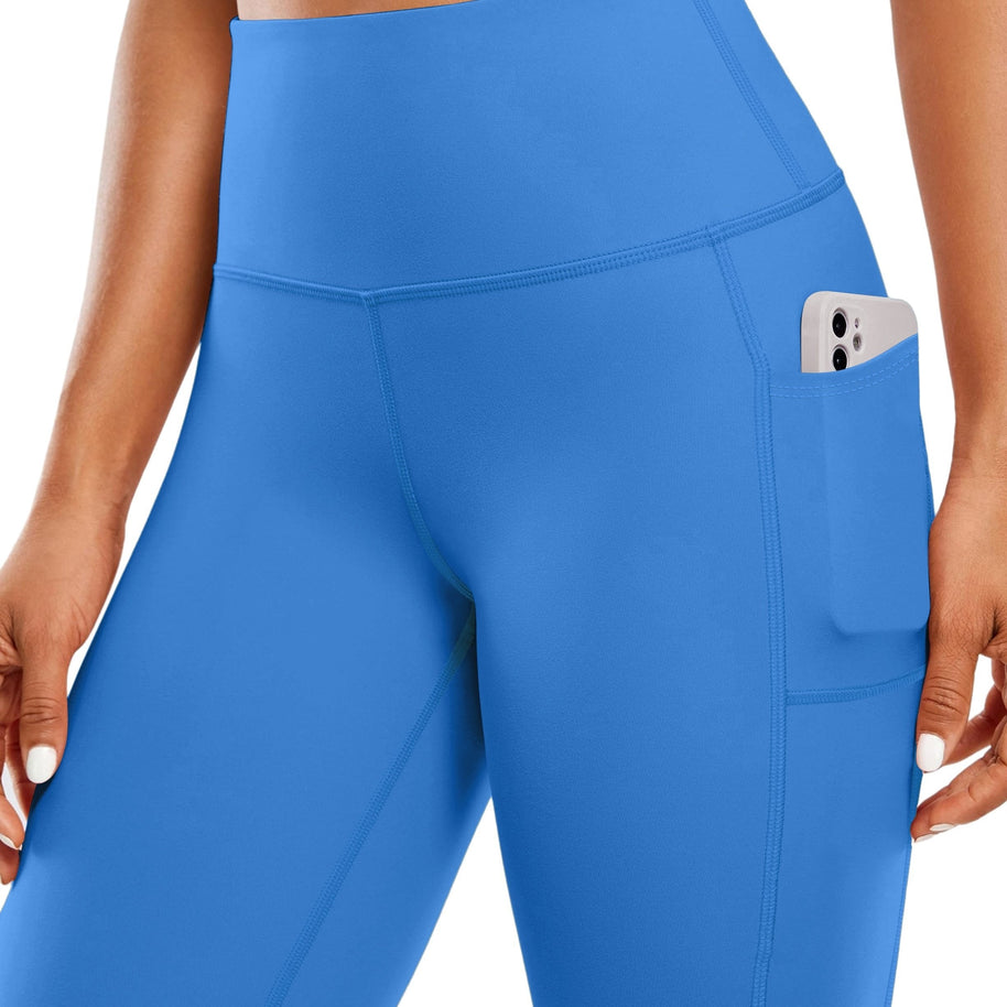 WW | Schnell Trocknende Damen Yogalegging Mit Hohem Bund Und Tasche