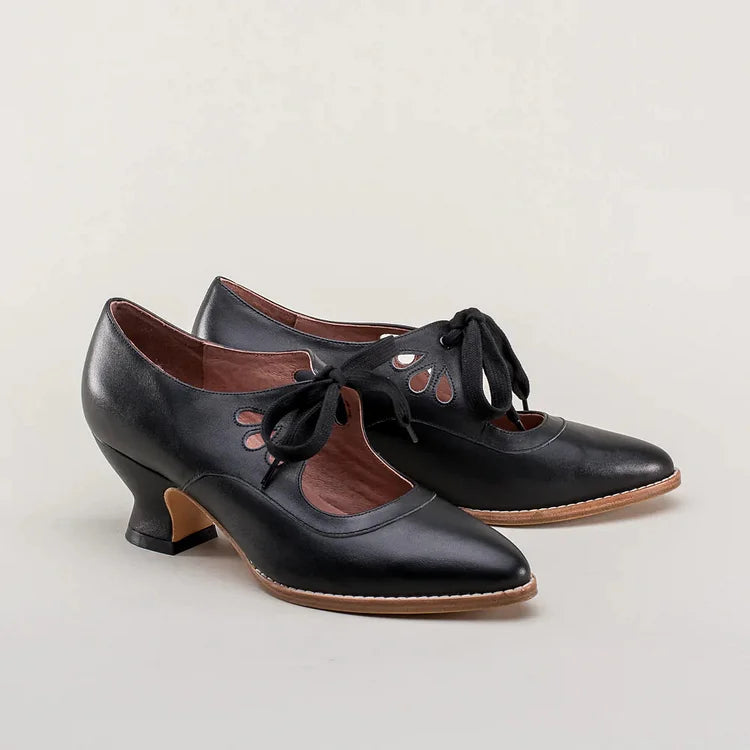 Edwardianische Lederschuhe für Damen
