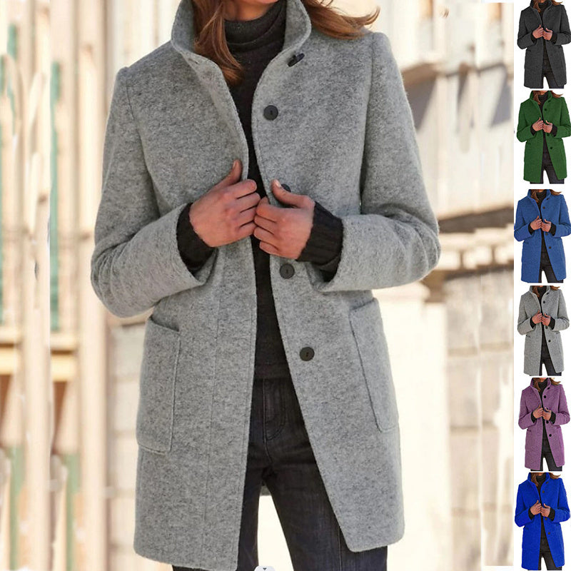 WW | Stilvoller & Eleganter Button-Down-Mantel