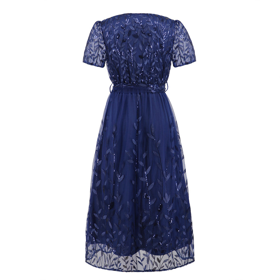 WW - Midikleid mit Pailletten