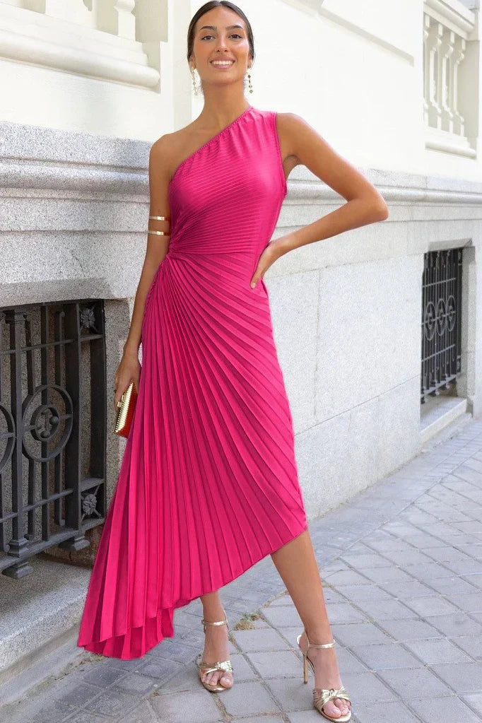 WW | One Shoulder Maxikleid