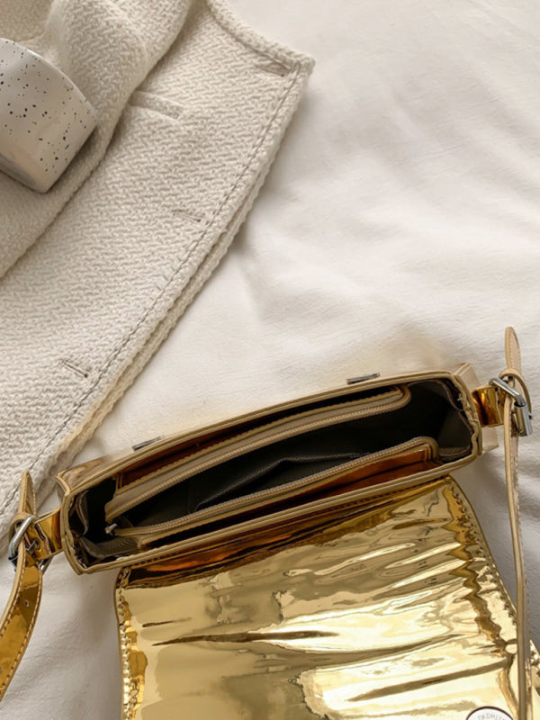 WW | Mode Kleine Hochglanz-handtasche