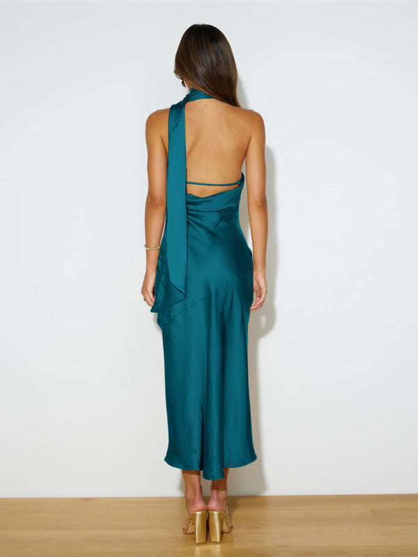 WW | Vibrant Halter-Midi-Kleid