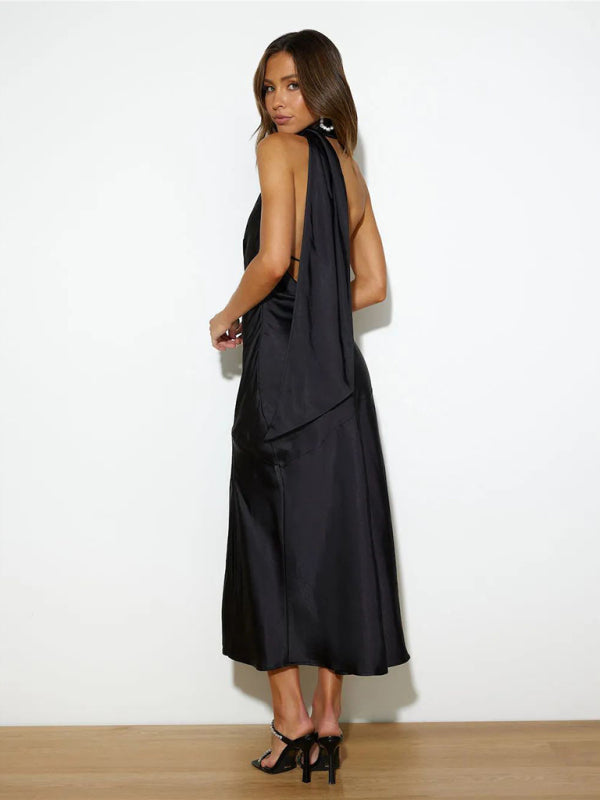 WW | Vibrant Halter-Midi-Kleid