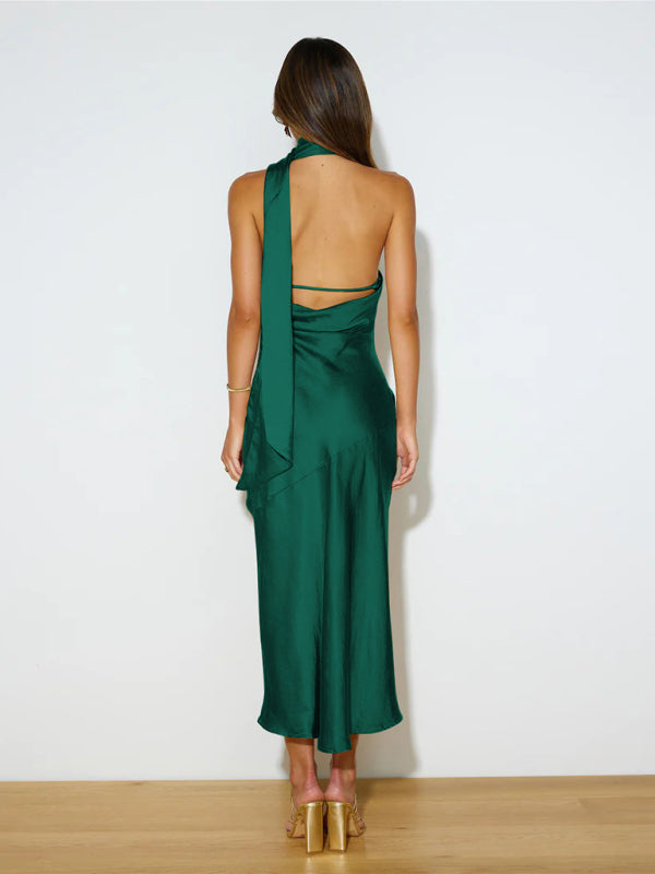 WW | Vibrant Halter-Midi-Kleid
