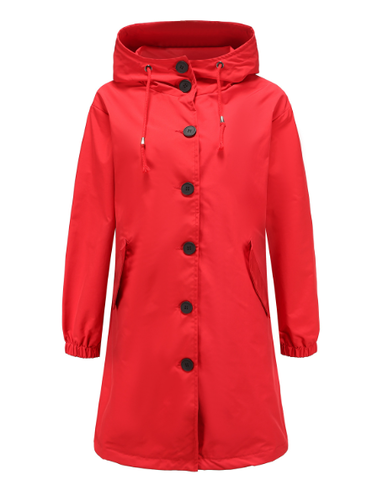 W&W Wasserdichte Jacke mit Kapuze