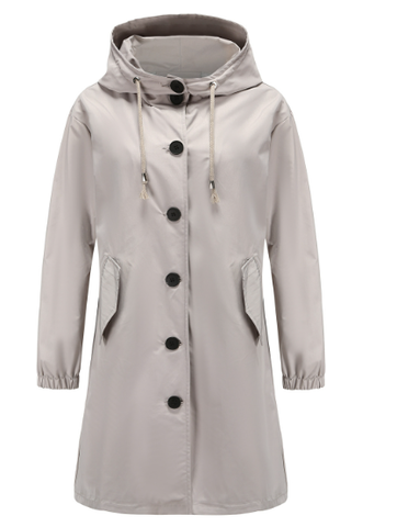 W&W Wasserdichte Jacke mit Kapuze