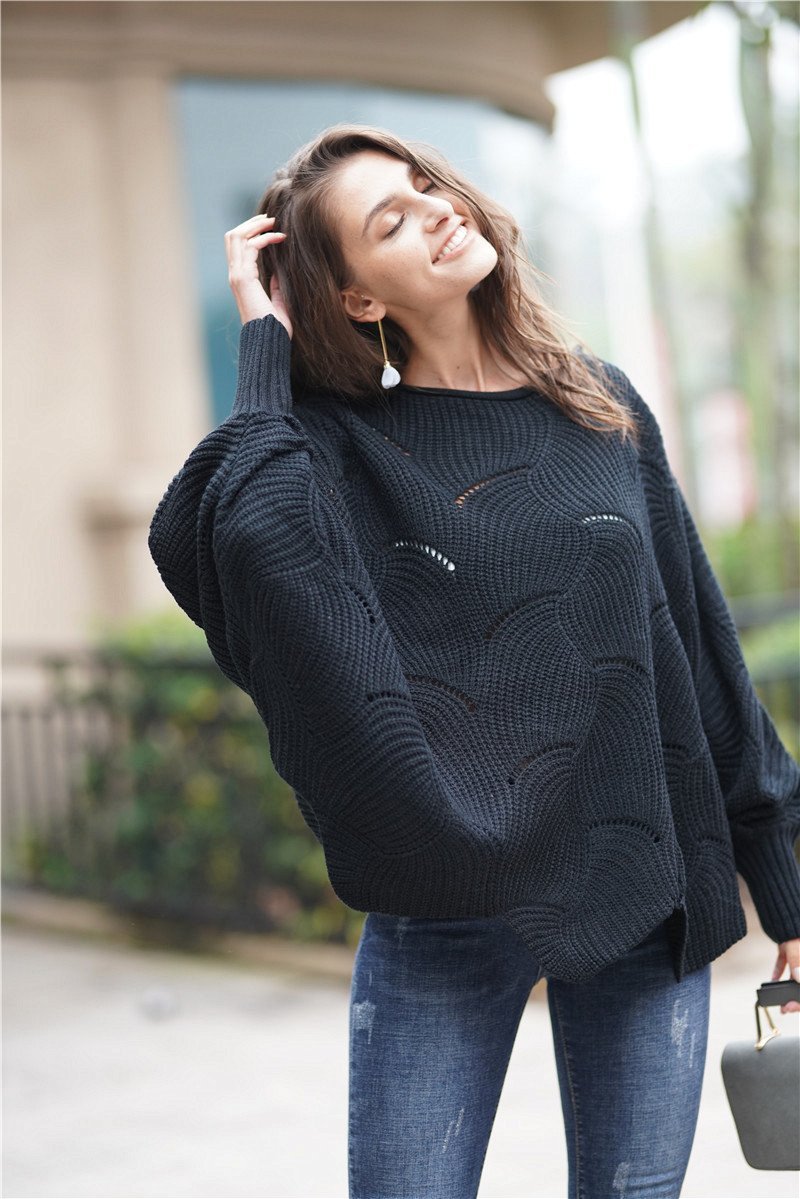 WW Es wird alles gut Strickpullover - Grün