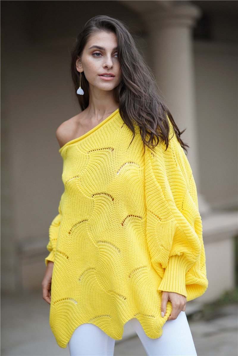 WW Es wird alles gut Strickpullover - Grün
