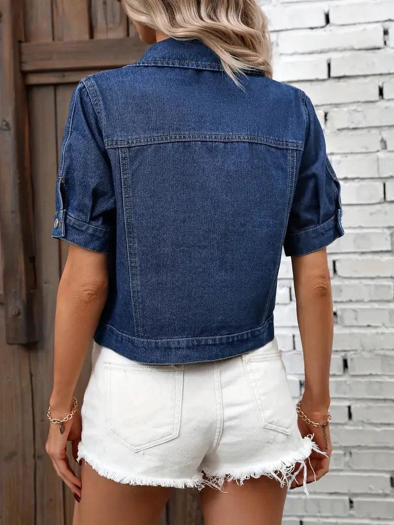 WW | Jack Kurze Ärmel Denim Jacke