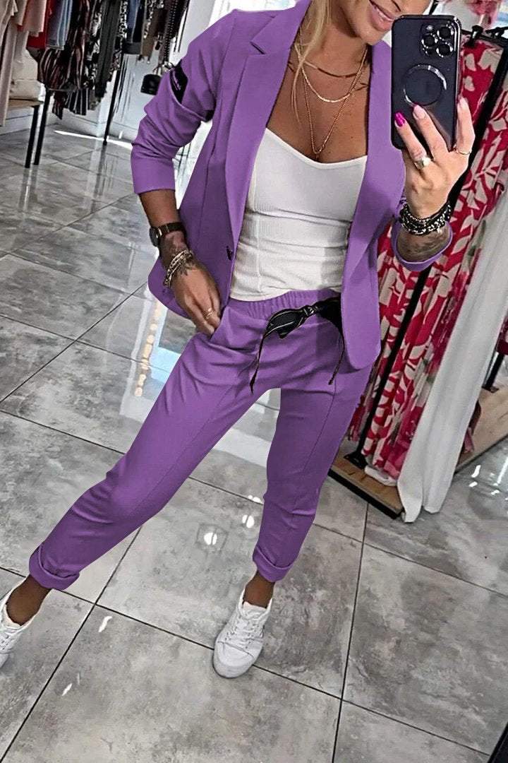 WW | Zweiteiliges Satz Obere Jacke & Elastische Hose