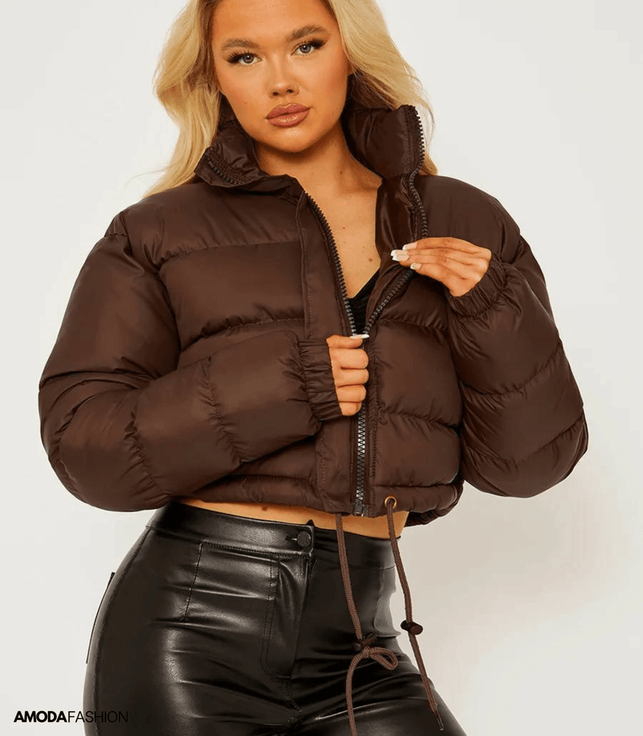 Pufferjacke mit Kordelzug
