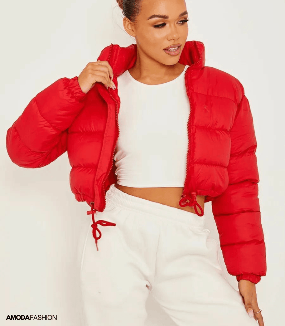 Pufferjacke mit Kordelzug