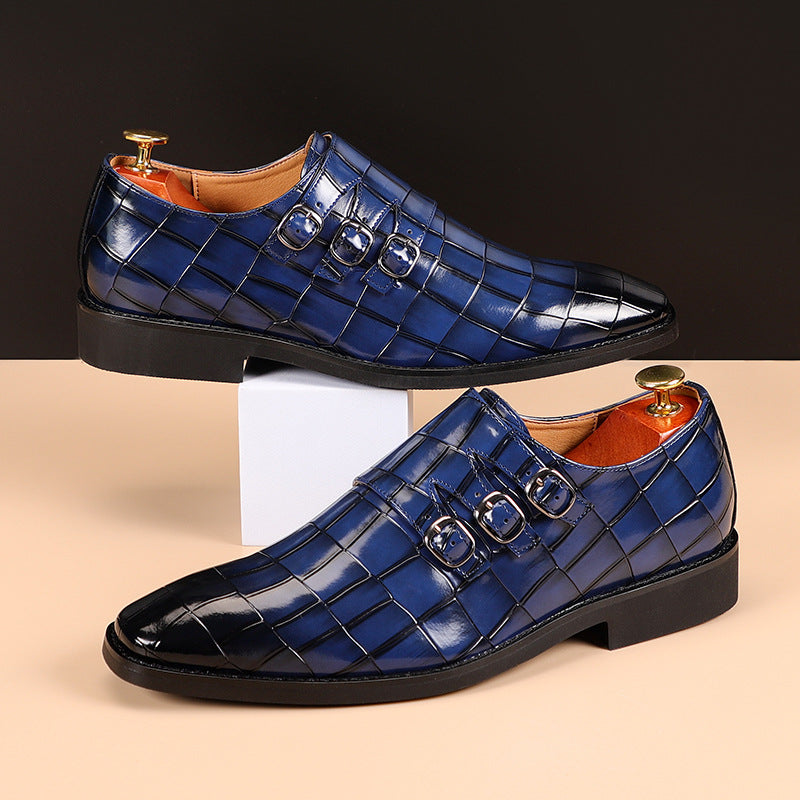 WW | Krokodilleder Elegante Schuhe Mit Dreifacher Schnalle