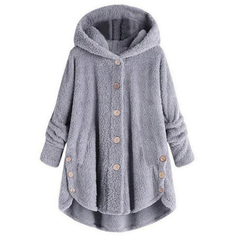 W&W Teddybär Mantel Wolljacke