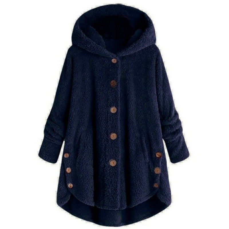W&W Teddybär Mantel Wolljacke