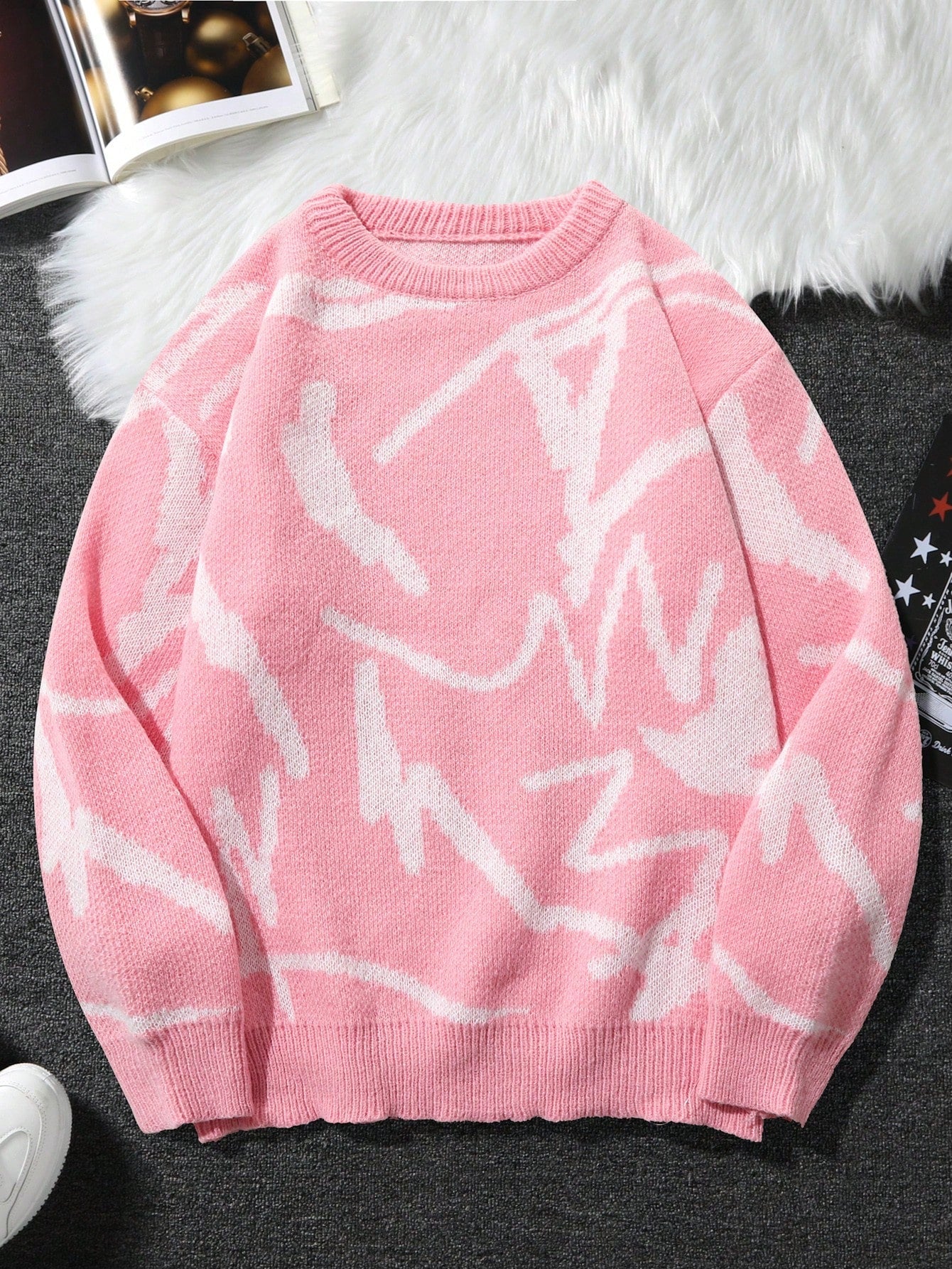 WW | Men's Graphic Print Sweater