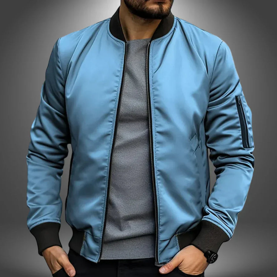 WW | Herren Leichte Bomberjacke – Lässiger Windbreaker