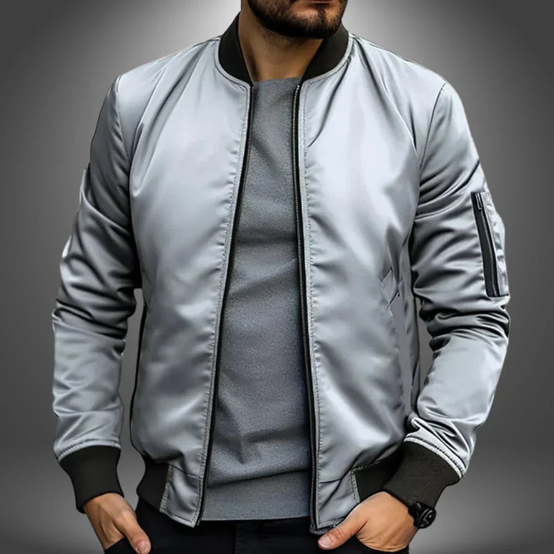 WW | Herren Leichte Bomberjacke – Lässiger Windbreaker