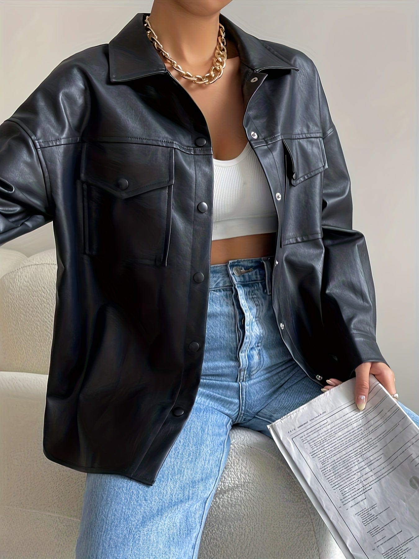 WW | Stylische Lederjacke Für Herren