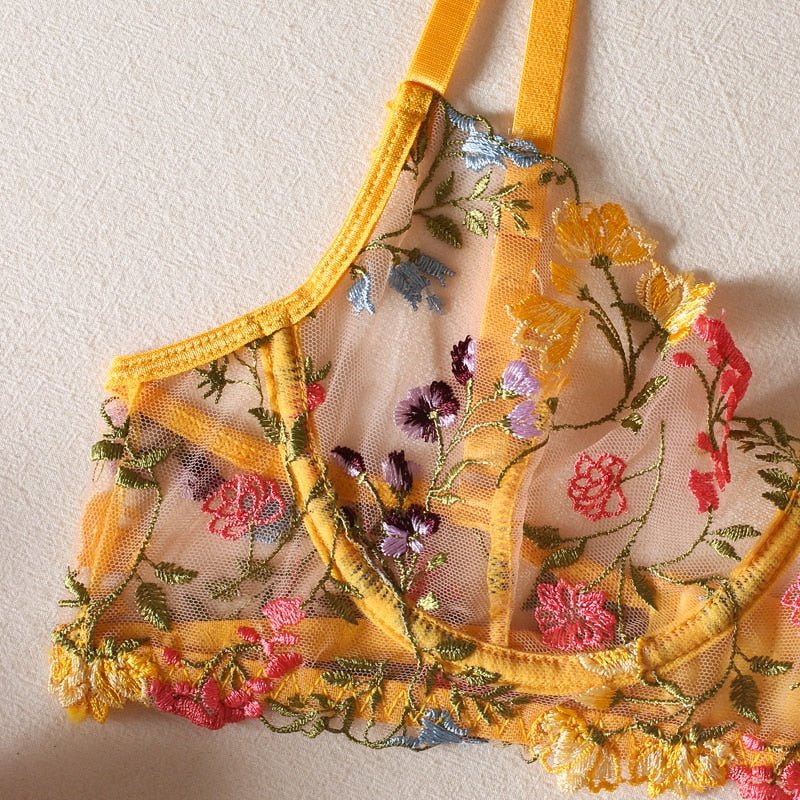 WW | 3-teiliges Französisches Lingerie-Set für sinnliche Eleganz