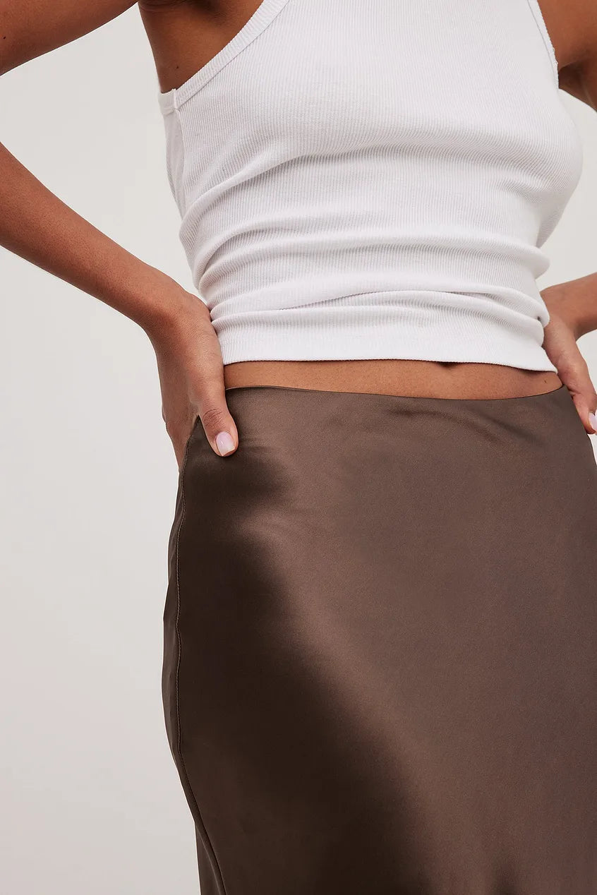 WW | Satinrock Mit Hoher Taille Anna
