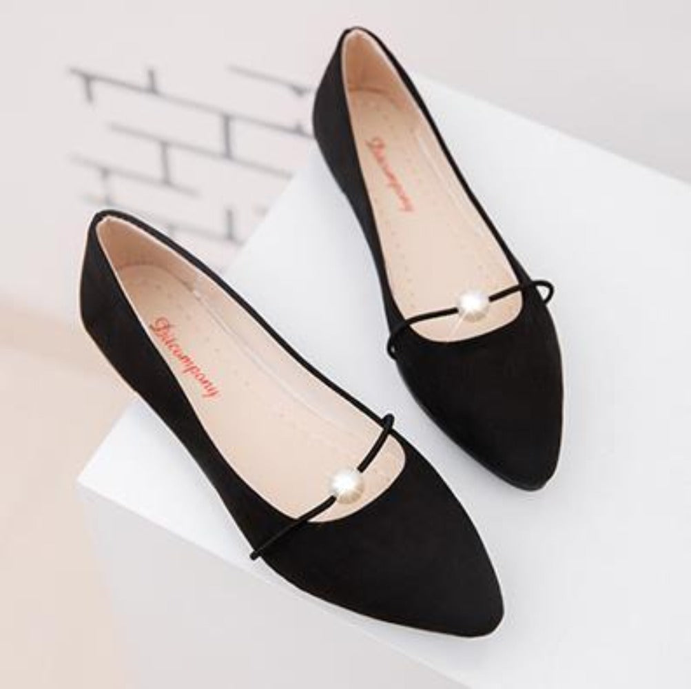 WW | Perlen Flache Schicke Schuhe