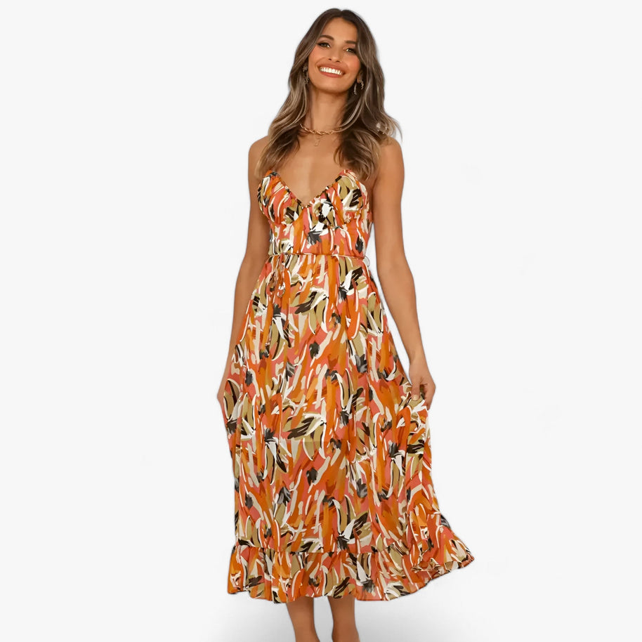 Midi-Kleid - Mühelose Eleganz für Sommerabenteuer