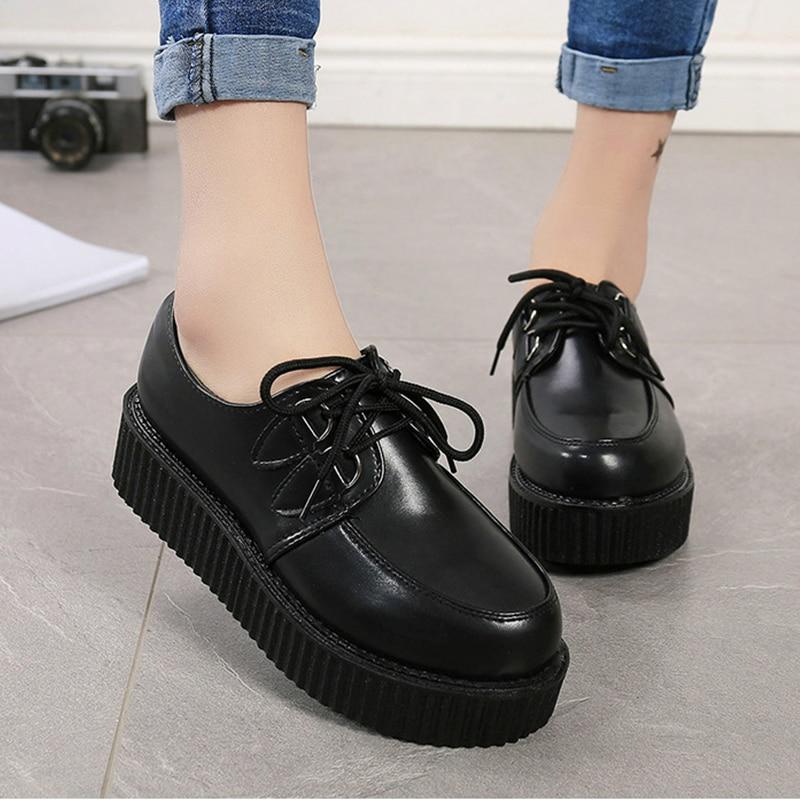 WW | Plattform Wildleder Schnür Creepers