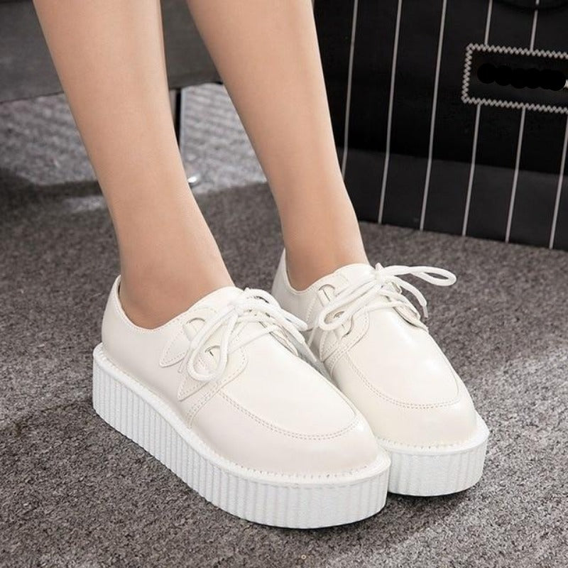 WW | Plattform Wildleder Schnür Creepers
