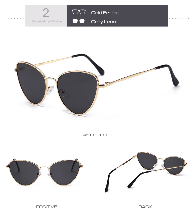 WW | Kleine Weinlese Katze Auge Sonnenbrille