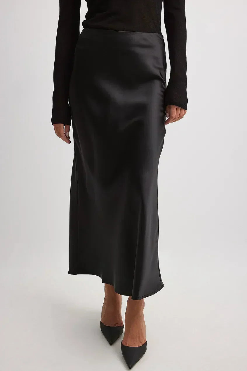 WW | Satinrock Mit Hoher Taille Anna