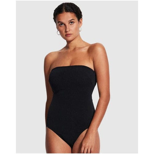 WW | Sea Dive Bandeau Bademode Schwarz